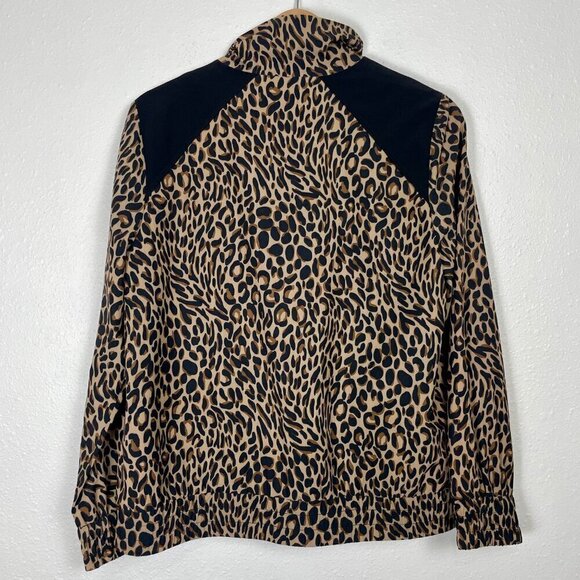 Chico's Zenergy Cheetah-Print Zip Athletic Jacket Size 1 (Us 8-10) - Picture 6 of 12